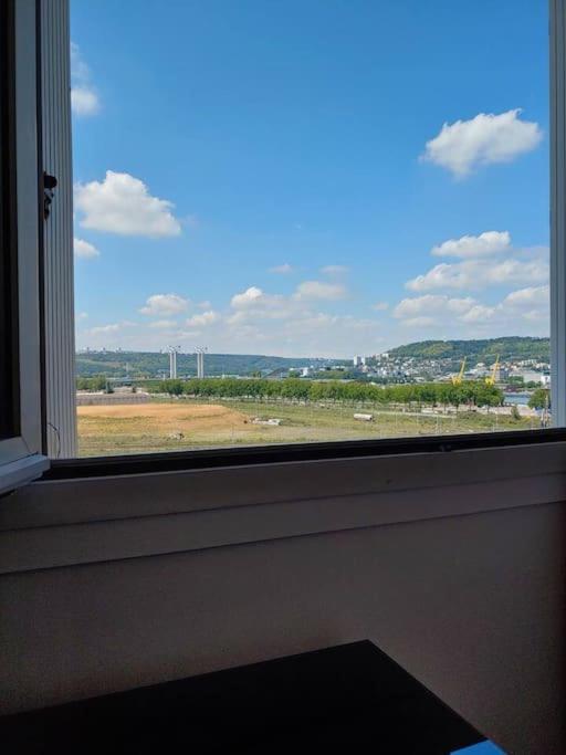 Spacieux F4 Avec Vue Panoramique Et 2 Places De Parking Rouen Kültér fotó